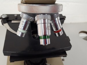 Thumbnail image of Vickers M15 Binocular Microscope + 3x Objectives 40/0.85, 100/1.3 OIL, 10/0.25