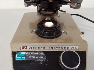 Thumbnail image of Vickers M15 Binocular Microscope +3x Objectives 40/0.75 PH2, 100/1.3 OIL 10/0.25