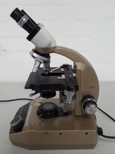 Thumbnail image of Vickers M15 Binocular Microscope +4 Objectives 100/1.3OIL, 40x 0.65, 10/0.25 PH1