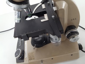 Thumbnail image of Vickers M15 Binocular Microscope +4 Objectives 100/1.3OIL, 40x 0.65, 10/0.25 PH1