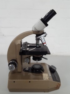 Thumbnail image of Vickers M15 Binocular Microscope +4 Objectives 100/1.3OIL, 40x 0.65, 10/0.25 PH1