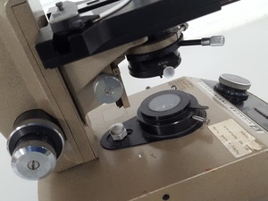 Thumbnail image of Vickers M15 Binocular Microscope +4 Objectives 100/1.3OIL, 40x 0.65, 10/0.25 PH1