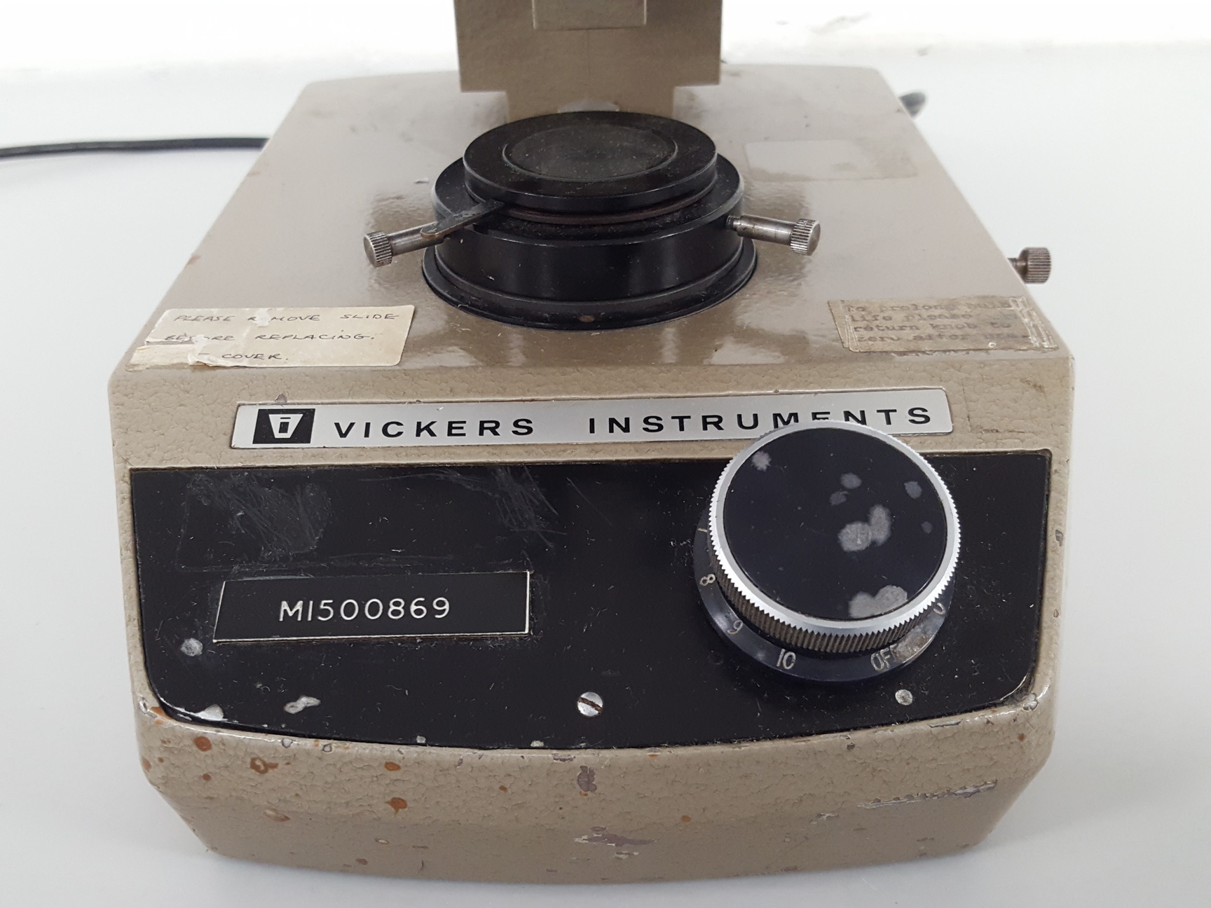Image of Vickers M15 Binocular Microscope +4 Objectives 100/1.3OIL, 40x 0.65, 10/0.25 PH1