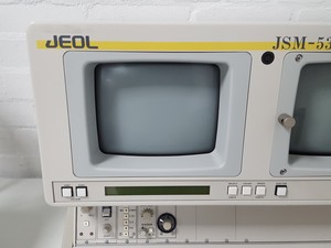 Thumbnail image of Jeol JSM-5300LV Scanning Electron Microscope + Pfeiffer TCP040 Lab