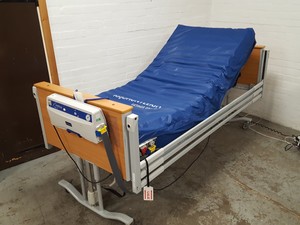 Thumbnail image of ArjoHuntleigh Medical Hospital Bed + Nimbus 3 Controller & Huntleigh Mattress