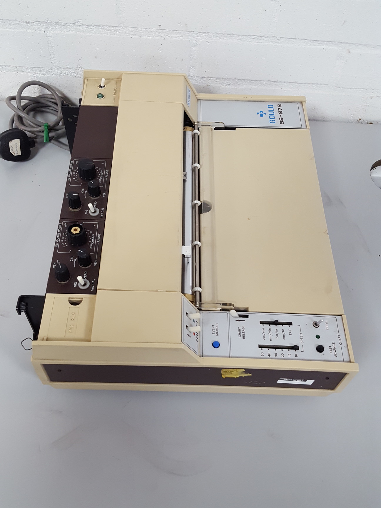 Image of Gould Type BS-272 Chart Recorder Lab