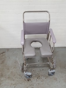 Thumbnail image of Chiltern Invadex TRANSAQUA Shower Chair Commode 200kg Disabled Hospital Patient