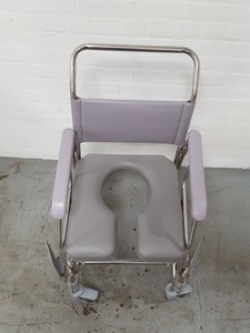 Thumbnail image of Chiltern Invadex TRANSAQUA Shower Chair Commode 200kg Disabled Hospital Patient