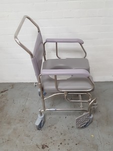 Thumbnail image of Chiltern Invadex TRANSAQUA Shower Chair Commode 200kg Disabled Hospital Patient