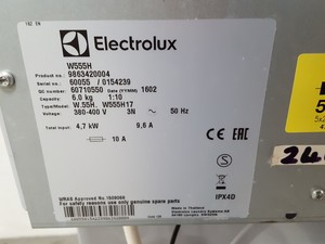 Thumbnail image of Electrolux W555H Commercial Washing Machine - 6kg - Electric Professional