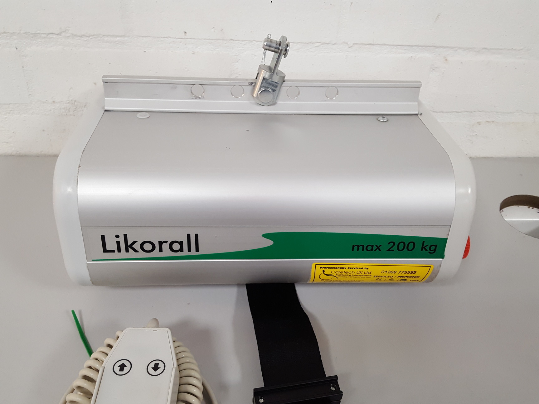 Image of Likorall 242 S R2R Overhead 200kg Disabled Lift Patient Winch Healthcare