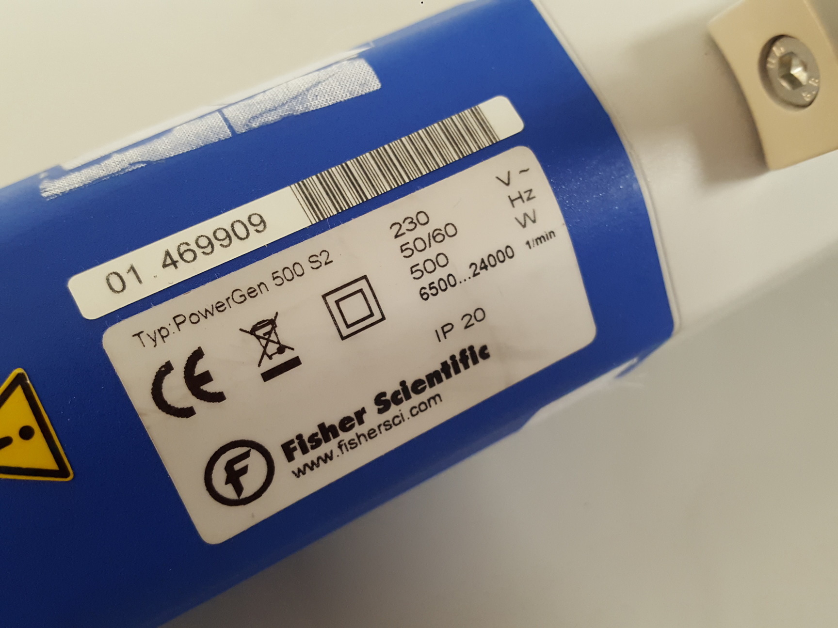 Image of Fisher Scientific PowerGen 500 S2 Lab Homogenizer Spares or Repairs