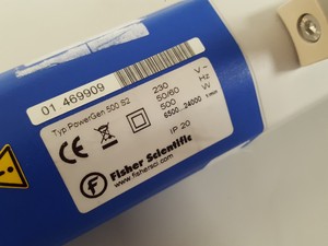 Thumbnail image of Fisher Scientific PowerGen 500 S2 Lab Homogenizer Spares or Repairs