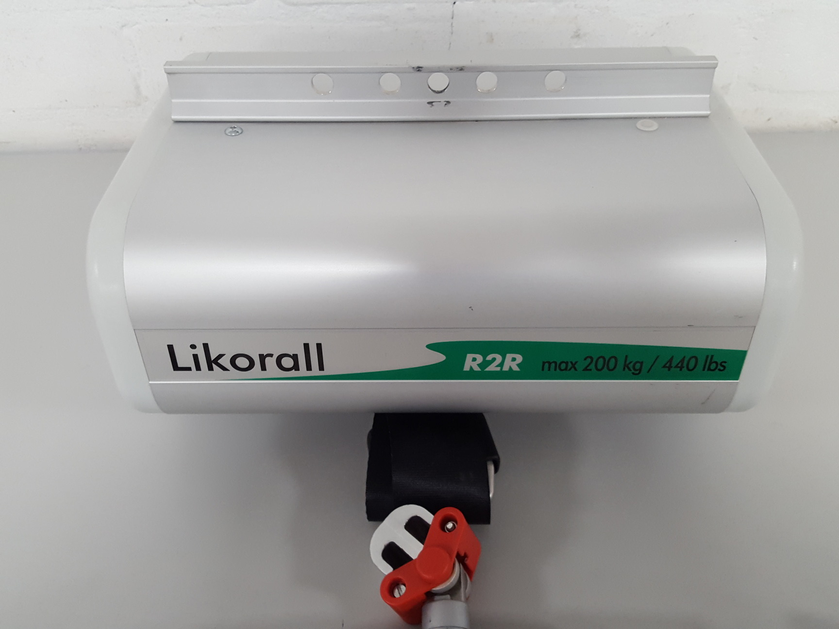 Image of Likorall 242 S R2R 200kg Overhead Patient Lift Healthcare Inc Hanger & Manual