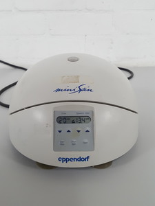 Thumbnail image of Eppendorf Mini Spin Bench-Top Microcentrifuge Inc F-45-12-11 Rotor Lab