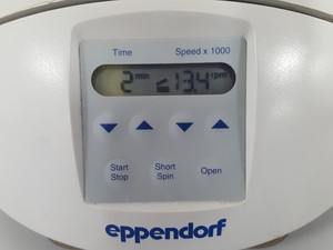 Thumbnail image of Eppendorf Mini Spin Bench-Top Microcentrifuge Inc F-45-12-11 Rotor Lab