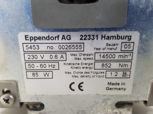 Thumbnail image of Eppendorf Mini Spin Bench-Top Microcentrifuge (Spares or Repairs) Lab