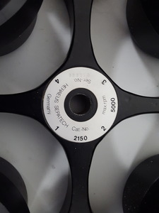 Thumbnail image of Heraeus Sepatech 2150 Megafuge Swing Bucket Centrifuge Rotor 5000rpm Lab