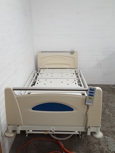 Thumbnail image of Huntleigh Contura Model 560AA2A Electric Profiling Hospital Care Bed Medical