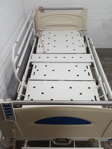 Thumbnail image of Huntleigh Contura Model 560AA2A Electric Profiling Hospital Care Bed Medical