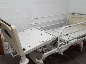 Thumbnail image of Huntleigh Contura Model 560AA2A Electric Profiling Hospital Care Bed Medical