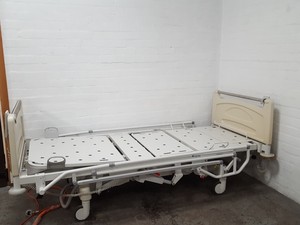Thumbnail image of Huntleigh Contura Model 560AA2A Electric Profiling Hospital Care Bed Medical