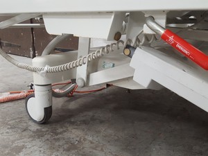 Thumbnail image of Huntleigh Contura Model 560AA2A Electric Profiling Hospital Care Bed Medical