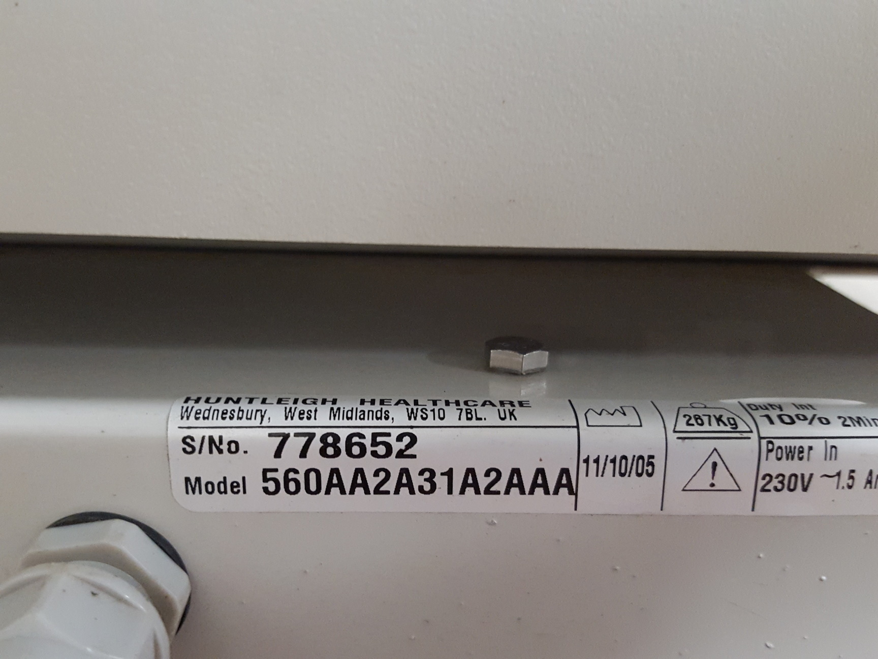 Image of Huntleigh Contura Model 560AA2A Electric Profiling Hospital Care Bed Medical