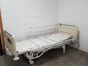Thumbnail image of Huntleigh Contura Model 560AA2A Electric Profiling Hospital Care Bed Medical
