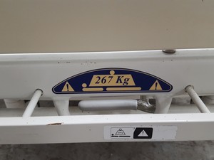 Thumbnail image of Huntleigh Contura Model 560AA2A Electric Profiling Hospital Care Bed Medical
