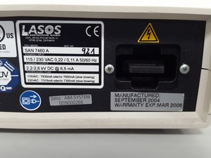 Thumbnail image of Lasos HeNe San 7460 Laser Power Supply Lab