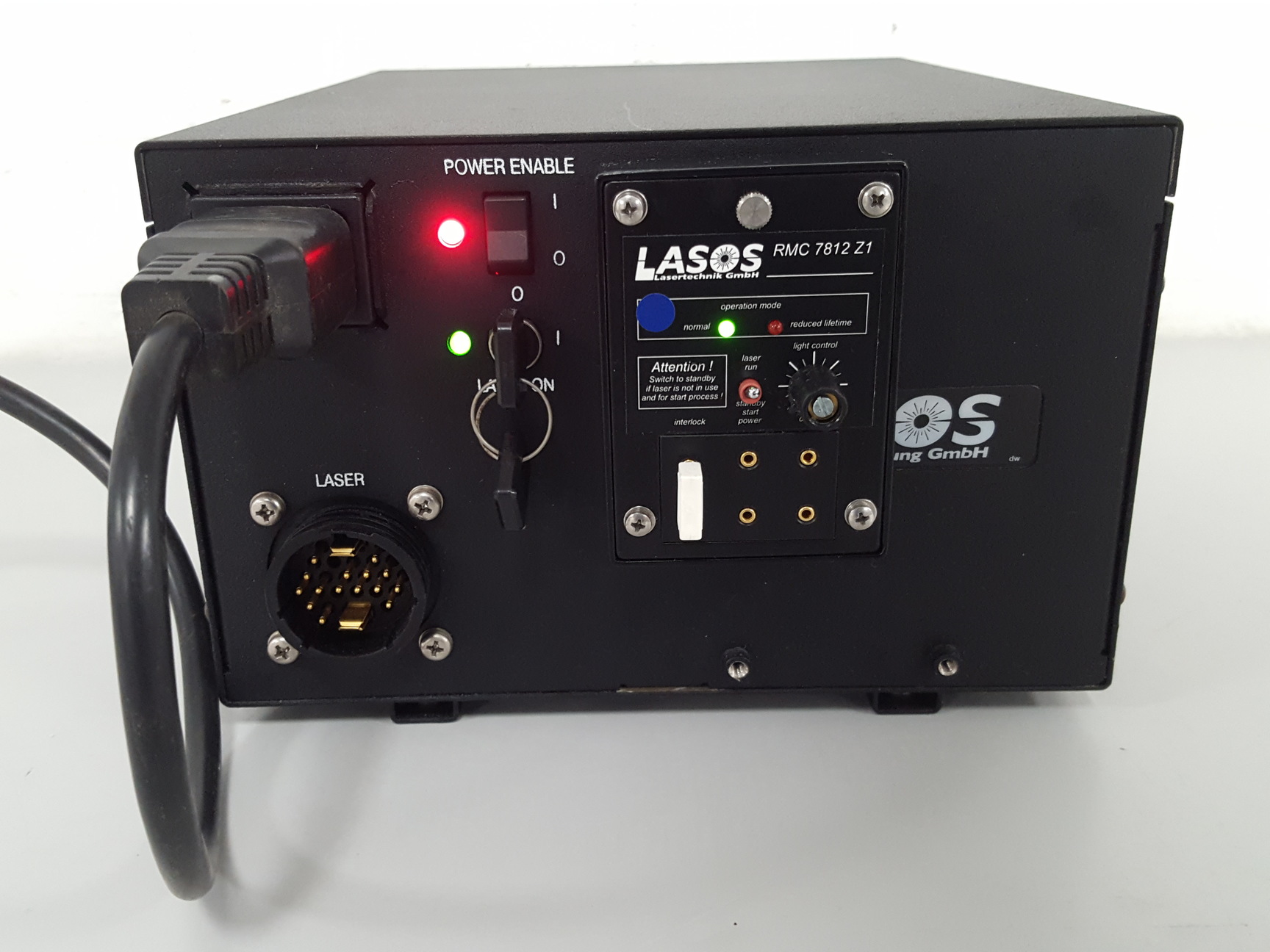 Lasos LGN-7812 RMC 7812-Z1 Laser Power Supply Lab