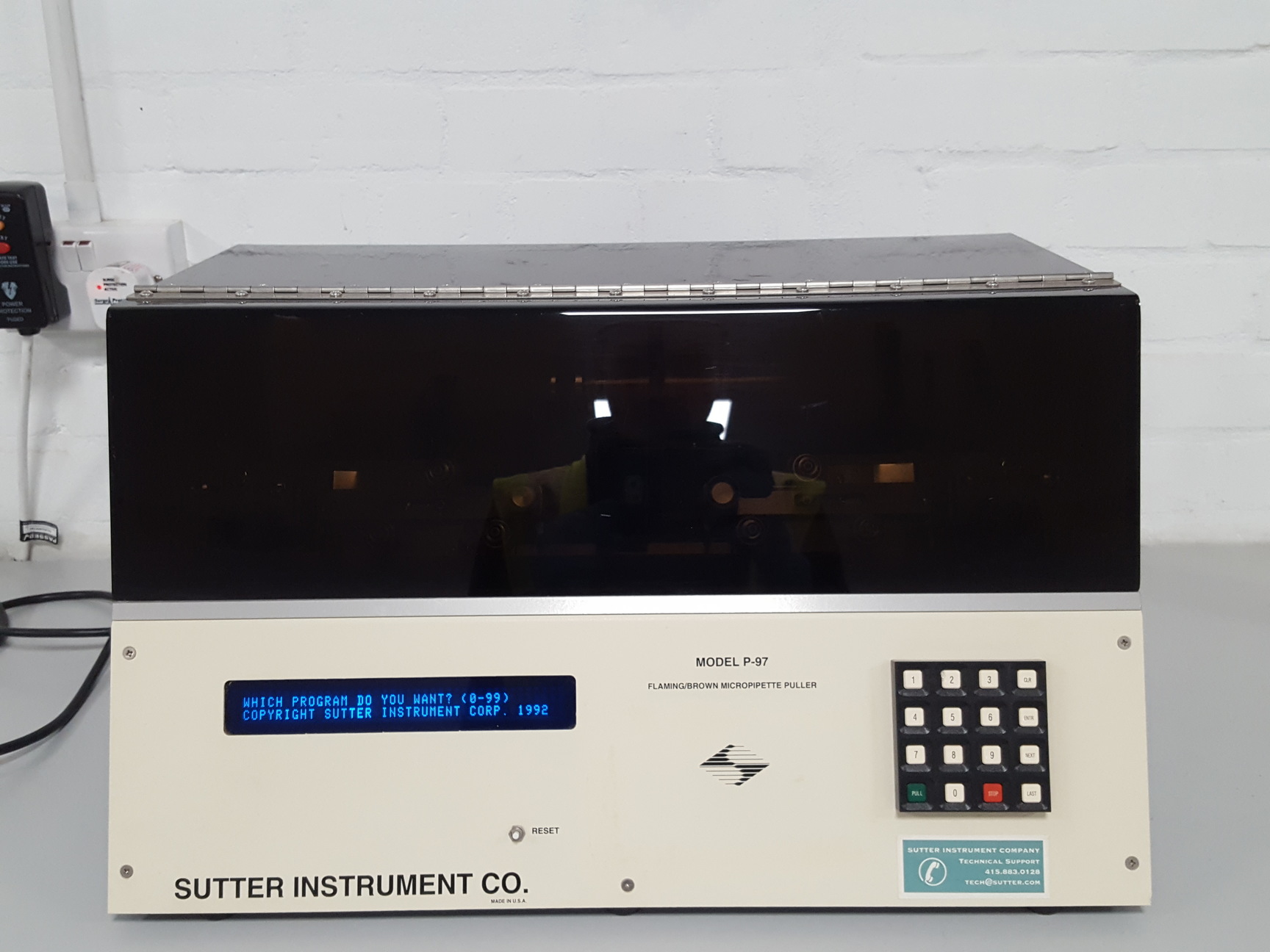 Image of Sutter Instrument Model P-97 Flaming Brown Micropipette Puller Lab