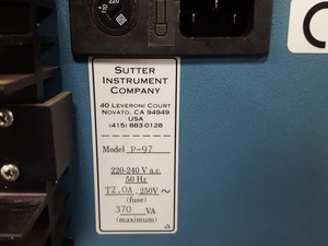 Thumbnail image of Sutter Instrument Model P-97 Flaming Brown Micropipette Puller Lab