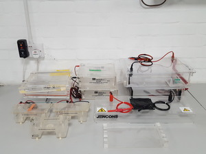 Thumbnail image of 14 x Gel Electrophoresis Apparatus Bio-Rad Midicell EC350, Sub-Cell Model 192, 