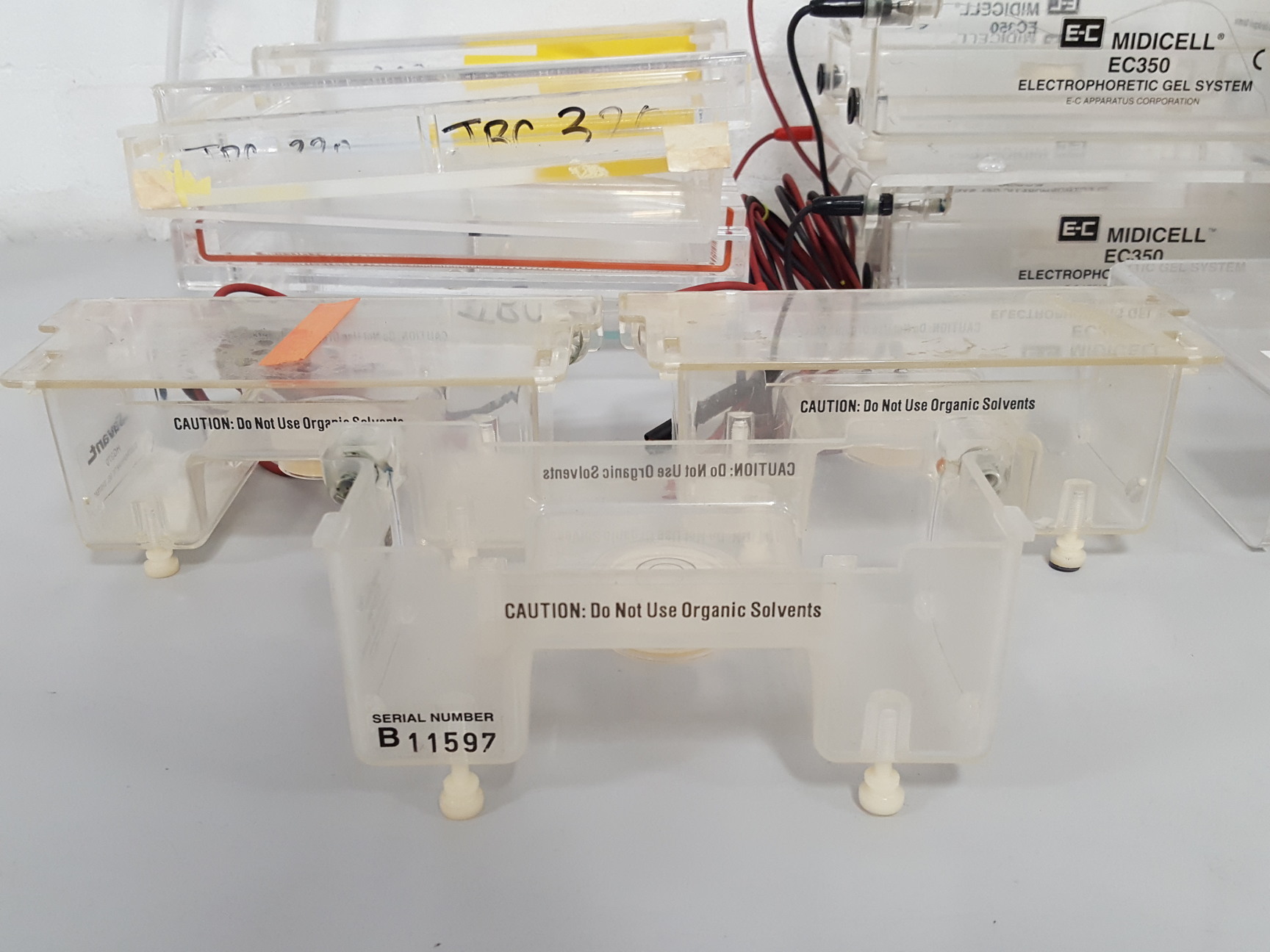Image of 14 x Gel Electrophoresis Apparatus Bio-Rad Midicell EC350, Sub-Cell Model 192,