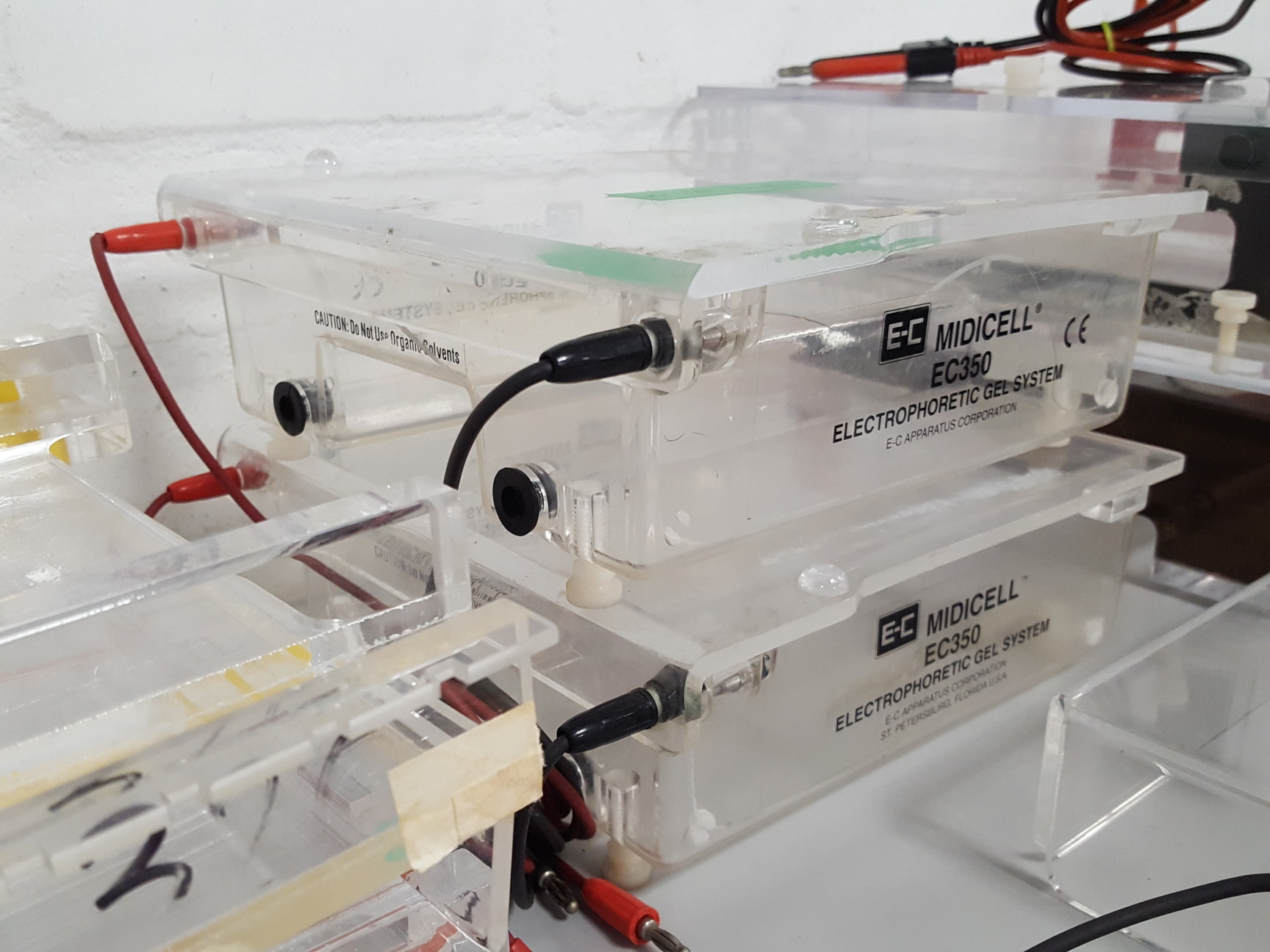Image of 14 x Gel Electrophoresis Apparatus Bio-Rad Midicell EC350, Sub-Cell Model 192,