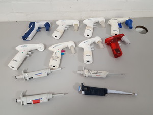 Thumbnail image of Lot of Faulty Electronic Pipettes (Spares & Repairs) Pipetboy, Eppendorf, Lab