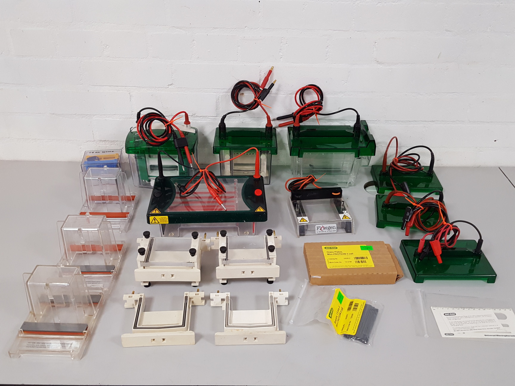 Image of Bio-Rad Gel Electrophoresis Lot Protean II, Mini-Protean Tetra System Lab