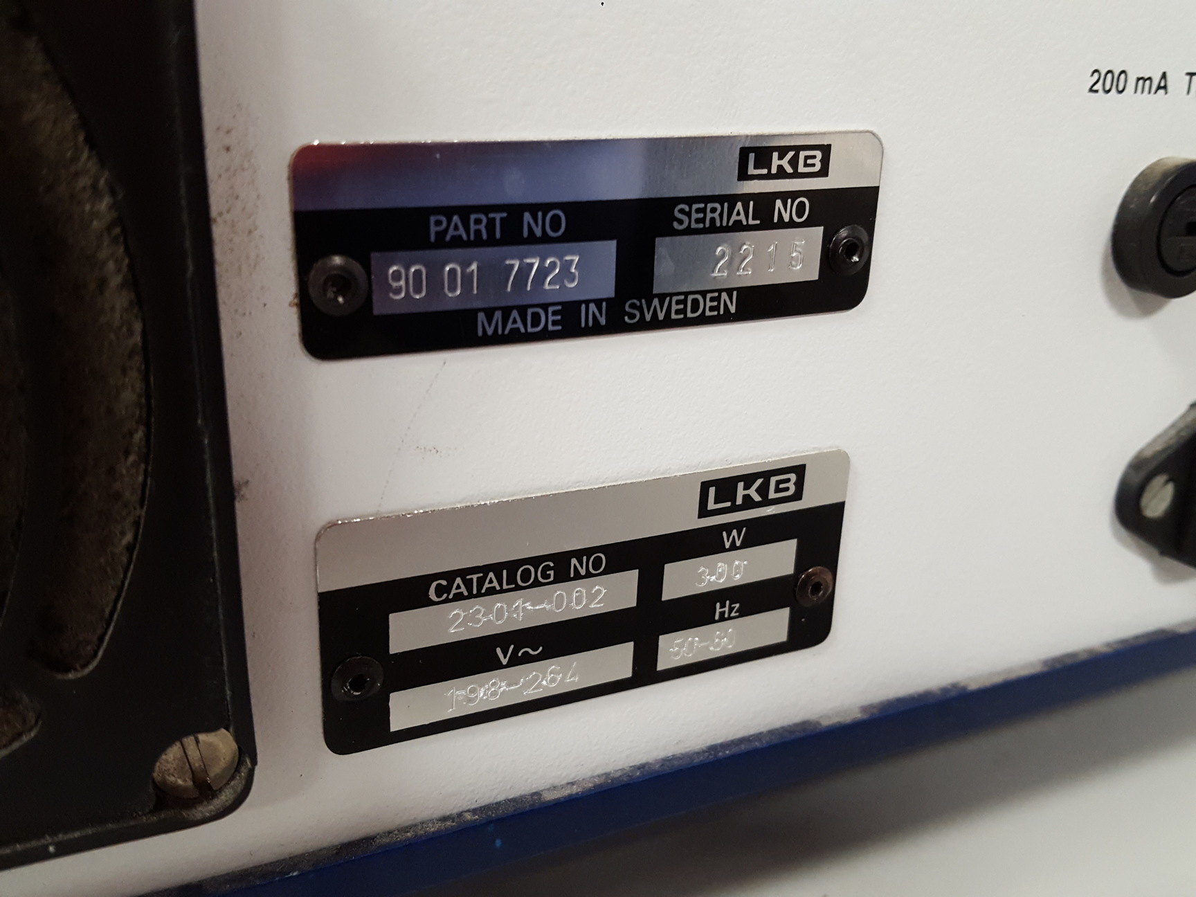 Image of LKB Bromma 2301 MacroDrive 1 Power Supply Spares or Repairs Lab
