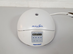 Thumbnail image of Eppendorf Mini Spin Benchtop Microcentrifuge Lab Centrifuge + F-45-12-11 Rotor