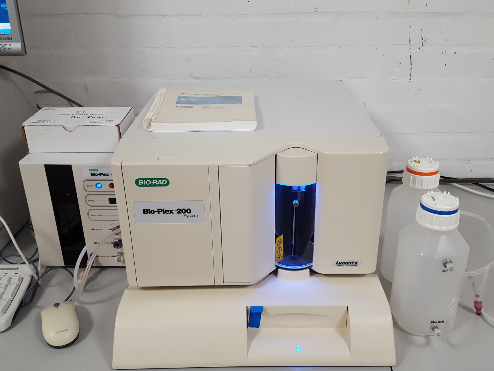 Image of Bio-Rad Bio-Plex 200 Luminex System + Software & User Manuals Lab