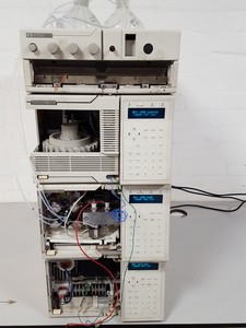 Thumbnail image of Agilent / HP 1050 LC-UV HPLC System + PC & Software + Spare Deuterium Lamp Lab
