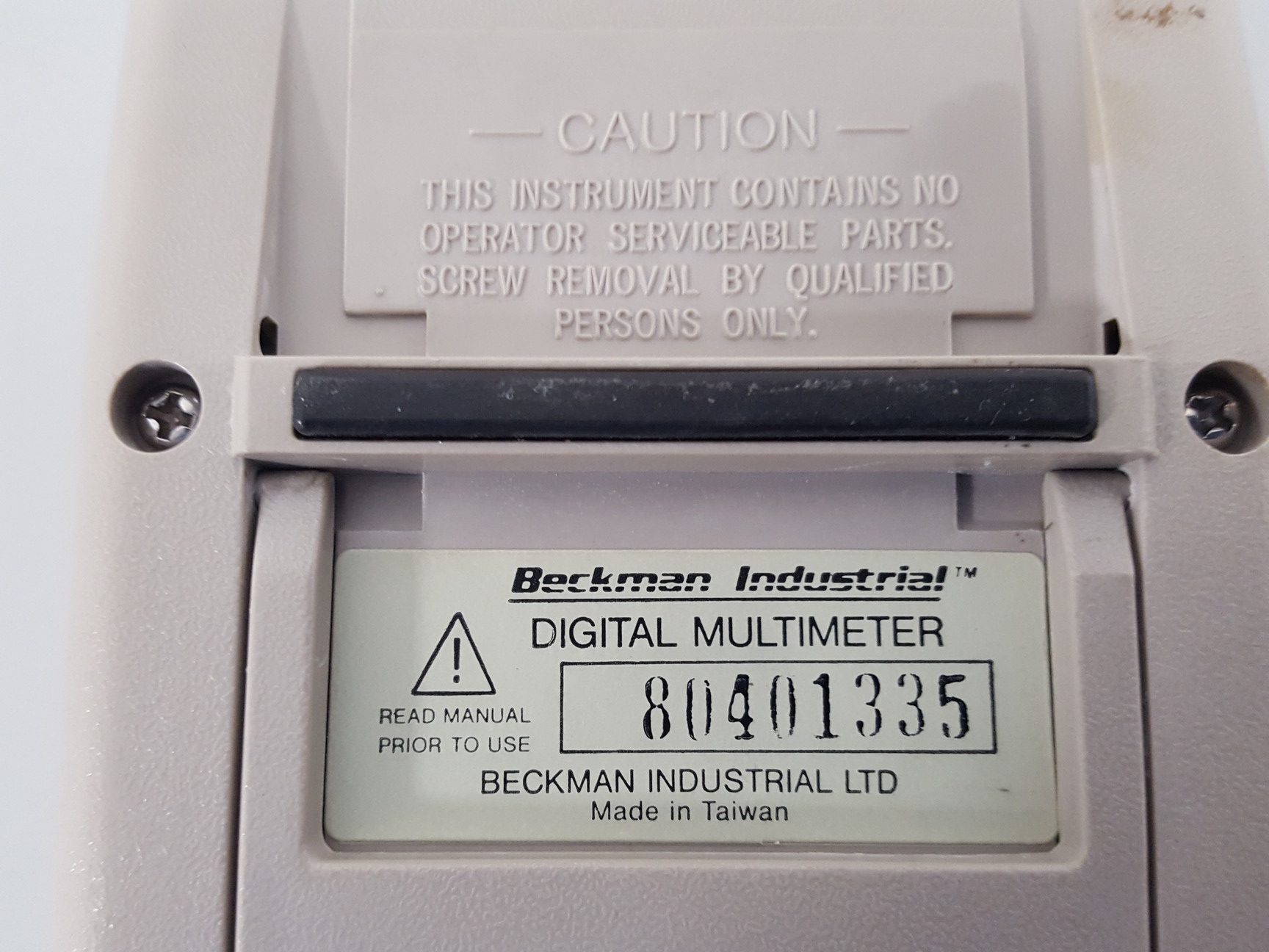 Image of Beckman Industrial T100B Digital Multimeter Electronics Test Lab