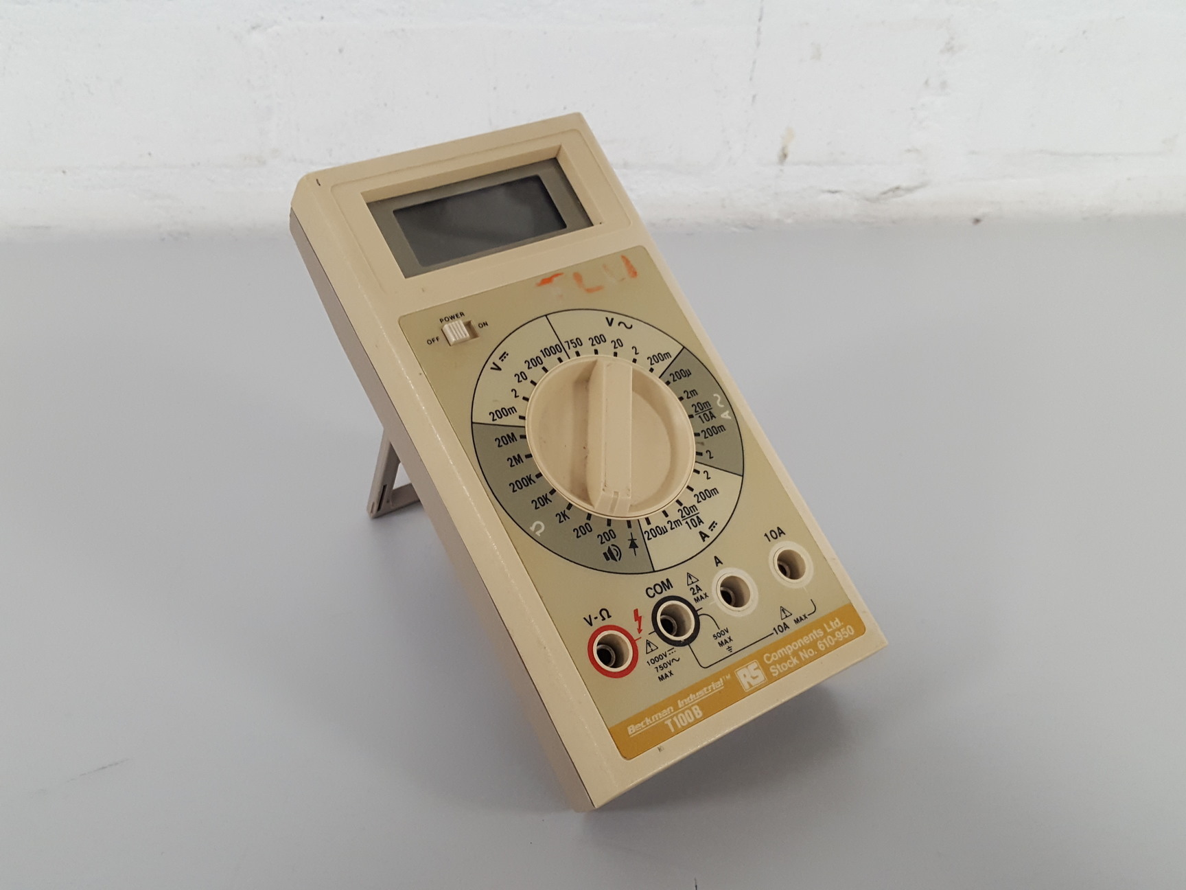 Image of Beckman Industrial T100B Digital Multimeter Electronics Test Lab