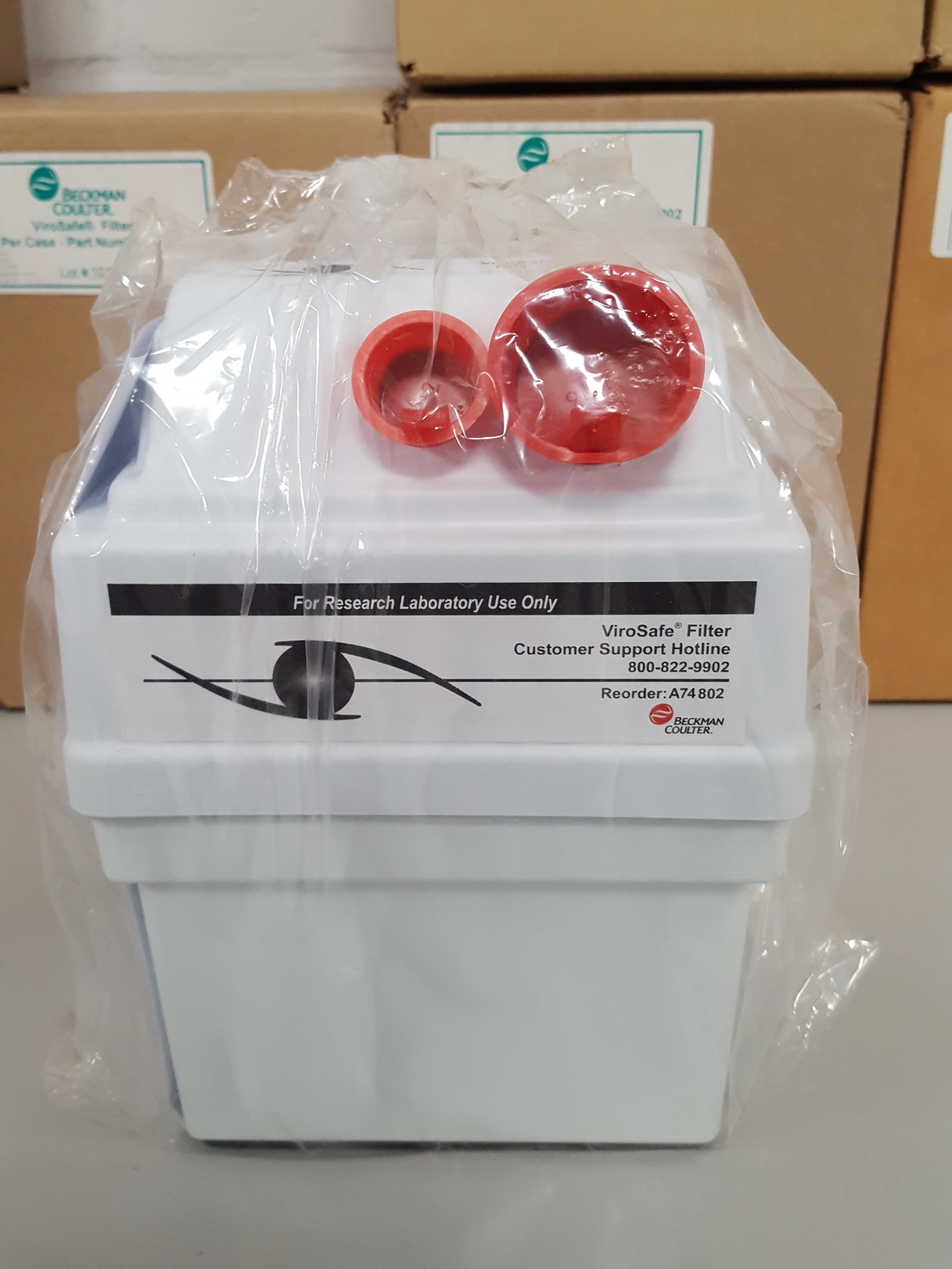 Image of 8 x Beckman Coulter ViroSafe Filters Lab A74802 Buffalo Filter
