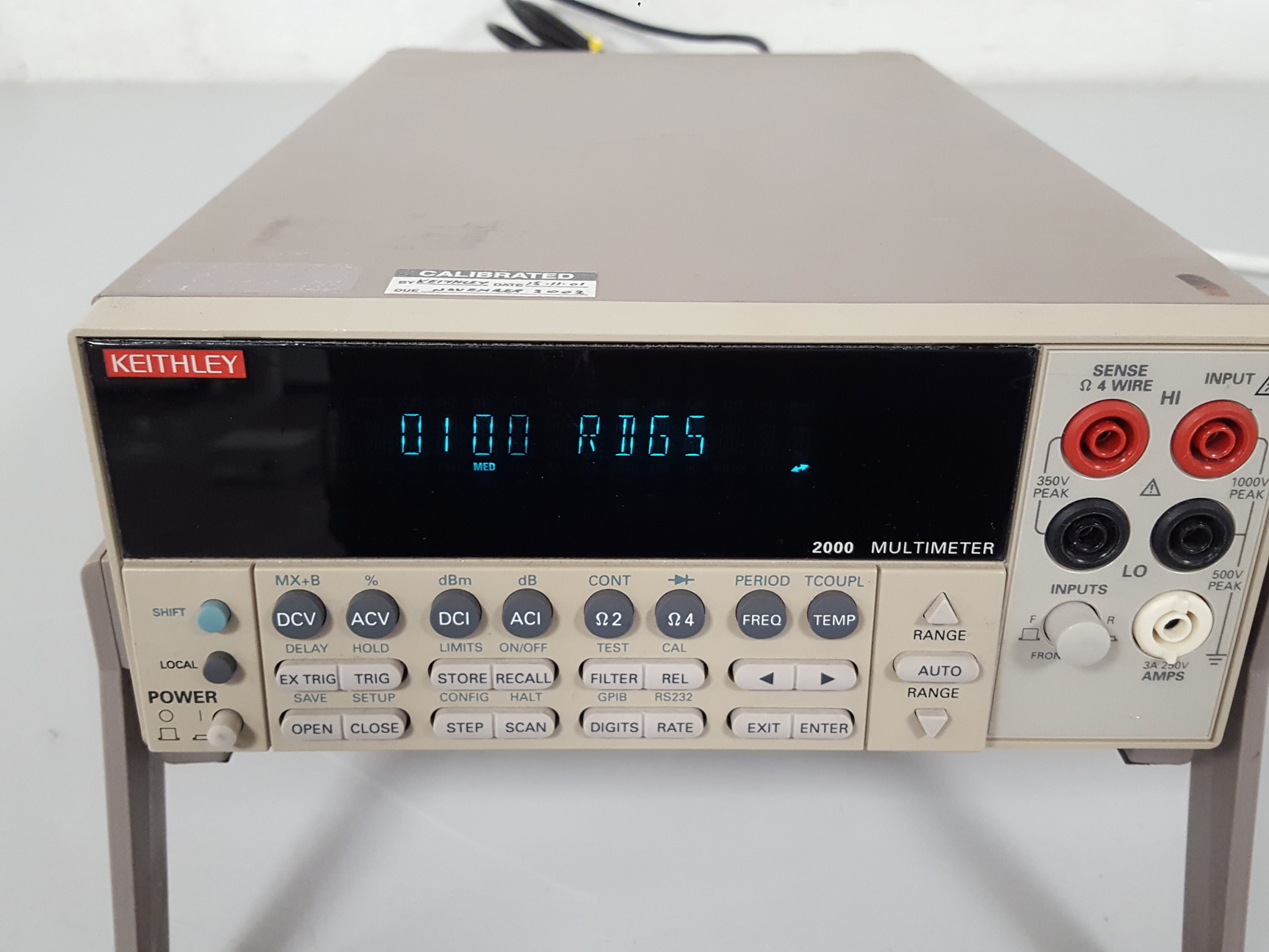 Image of Keithley 2000 Digital Multimeter Lab