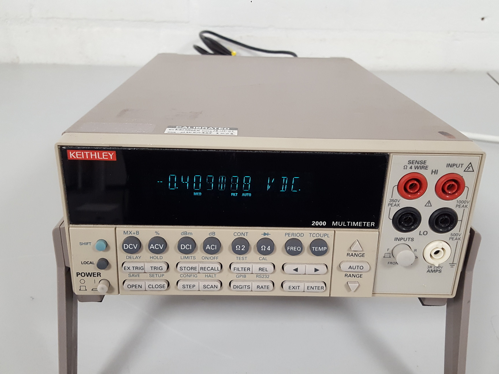 Keithley 2000 Multimeter Manual