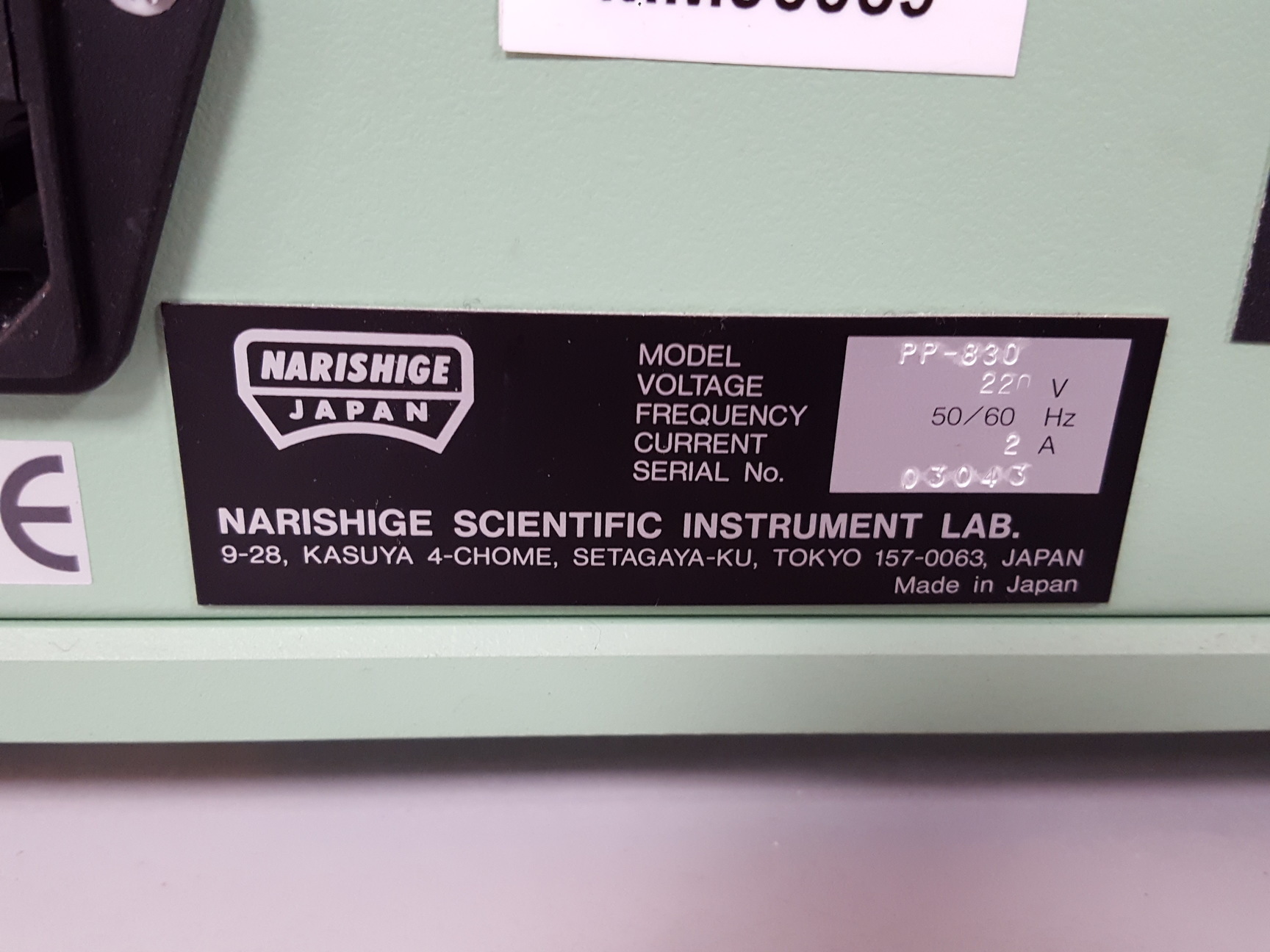 Image of Narishige PP-830 Single Stage Glass Microelectrode Puller Pipette Prep Lab