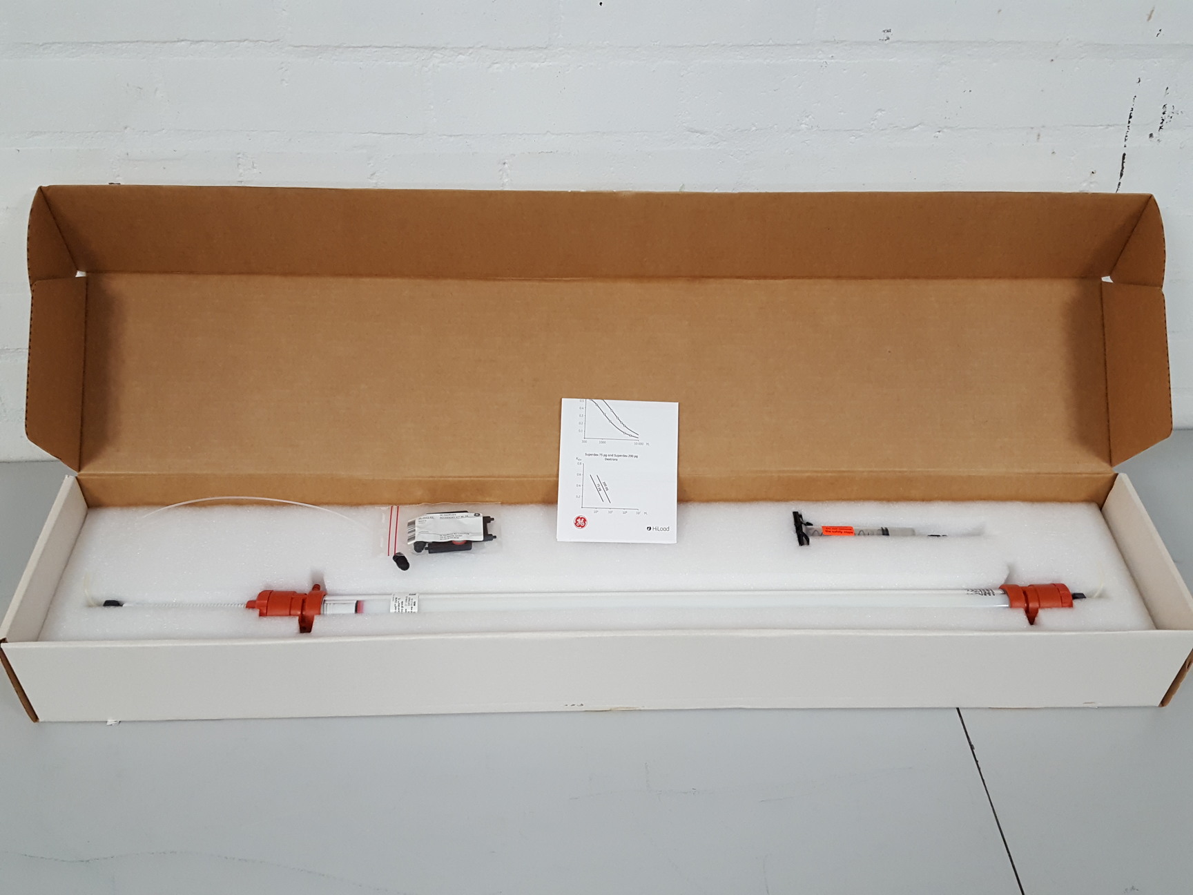 Image of GE HealthCare HiLoad 16/60 Superdex 75 Prep Grade HPLC Column 17-1068-01 Lab